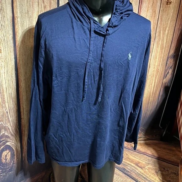 Men’s polo sweatshirt hoodie - Picture 3 of 5